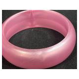 Set of 5 Assorted Vintage Bangles with Christmas Tree Pendants