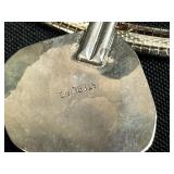 Sterling Silver 925 Necklace with Orange Stone Pendant