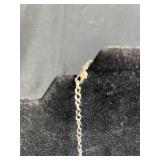 Sterling Silver Gold-Tone Chain Necklace and Multicolor Statement Necklace Set