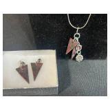 Set of 3 Necklace and Earring Jewelry Sets with Mixed Stones and Sterling Silver