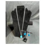 Set of 3 Necklace and Earring Jewelry Sets with Mixed Stones and Sterling Silver