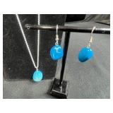 Set of 3 Necklace and Earring Jewelry Sets with Mixed Stones and Sterling Silver