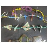 Collection of Handmade Beaded and Geometric Art Bracelets
