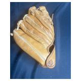 Pair of Vintage Rawlings and Mizuno Leather Baseball Gloves