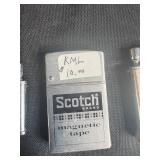 Collection of 5 Vintage Table Lighters Including Penguin and Scotch  - untested