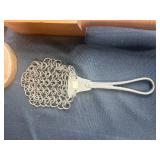 Antique Kitchen Utensil Collection with Choppers and Wooden Tools