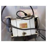 Assorted Tools and Hardware Collection with Socket Sets, Tap and Die Set, Grinder, Submersible Pump, and Fan