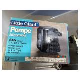 Assorted Tools and Hardware Collection with Socket Sets, Tap and Die Set, Grinder, Submersible Pump, and Fan