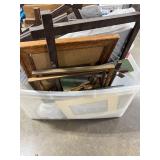 Collection of Vintage Wood Picture Frames Assorted Styles