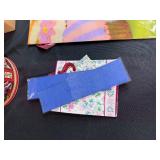 Holiday and Gift Assorted Lot with Santa Ornament, Tin, Gift Bags, and Cards