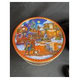 Collection of Vintage Decorative Tins and Trinket Boxes with Mug