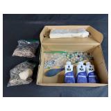 Tie Dye Craft Kit with Rit Indigo Dye, Marbles, Rubber Bands, and Fabric - ink qty unverified