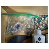 Tie Dye Craft Kit with Rit Indigo Dye, Marbles, Rubber Bands, and Fabric - ink qty unverified