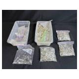 Bulk Lot of Assorted Chandelier Crystal Prisms and Drops