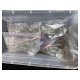 Bulk Lot of Assorted Chandelier Crystal Prisms and Drops