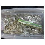 Bulk Lot of Assorted Chandelier Crystal Prisms and Drops