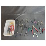 Collection of Assorted Hand Pliers and Cutters