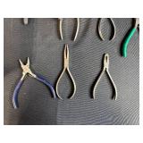 Collection of Assorted Hand Pliers and Cutters