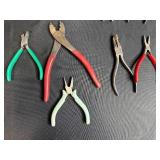 Collection of Assorted Hand Pliers and Cutters