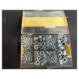 Large Assorted Hardware Lot with Screws, Bolts, Nuts and Fasteners in Organizers