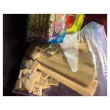 Assorted Board Game Pieces, Tiles, Racks, and Game Boards Collection
