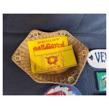 Vintage Advertising Thermometer, Tobacco Sample Cards, and Souvenir Photo Set Collection