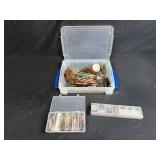 Assorted Craft and Jewelry Making Tool Set with Brushes, Findings, and Storage Cases