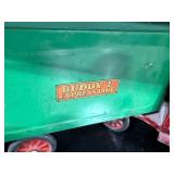 Buddy L Express Line Vintage Toy Truck, Books, and 20lb Dumbbells Set