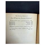 2 Vintage Nurse-Themed Books: Jest What the Doctor Ordered & Myra North Special Nurse