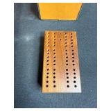 Vintage Game Collection: Cootie Box, Folding Cribbage Board, Dice and Chips Lot