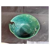 Collection of Assorted Vintage and Novelty Buttons with Green Ceramic Yarn Bowl