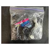 Collection of Sewing Buttons and Craft Doll Eyes in 4 Assorted Bags