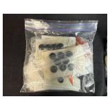 Collection of Sewing Buttons and Craft Doll Eyes in 4 Assorted Bags