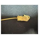 1952 The Old Man and the Sea by Ernest Hemingway with Vintage Mouse Cat Bookmark