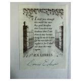 1952 The Old Man and the Sea by Ernest Hemingway with Vintage Mouse Cat Bookmark