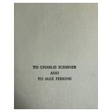 1952 The Old Man and the Sea by Ernest Hemingway with Vintage Mouse Cat Bookmark