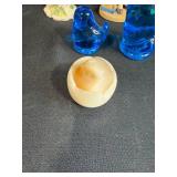 Collection of Figurines Including Calico Kittens, Van Harken Michelle, Glass Birds, and Decorative Pieces