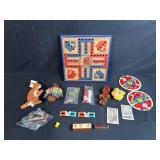 Vintage Games, Roy Rogers Spinners, Small Plush and Collectibles Lot