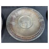 Vintage Silverplate Serving Trays and Flatware Collection