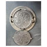 Antique Cast Iron Stove Pipe Damper by Alfred Andresen Minneapolis - no cord