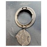 Antique Cast Iron Stove Pipe Damper by Alfred Andresen Minneapolis - no cord