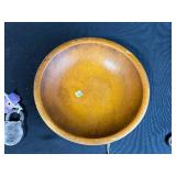 Collection of Vintage Tools and Curios including Padlocks, Wooden Bowl, and Antique Ulu Chopper