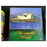 Set of 4 Jigsaw Puzzles - 1000 and 500 Pieces, Various Scenic Designs