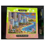 Set of 4 Jigsaw Puzzles - 1000 and 500 Pieces, Various Scenic Designs