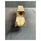 Vintage Metal Live Trap with Perforated Cage