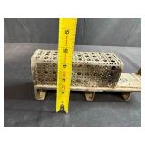 Vintage Metal Live Trap with Perforated Cage