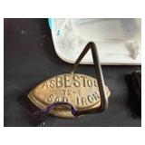 Collection of Vintage Sad Irons and Iron Accessories