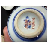 Collection of Miniature Porcelain and Ceramic Dishes and Pitchers, Japan and England Markings