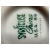 Collection of Miniature Porcelain and Ceramic Dishes and Pitchers, Japan and England Markings