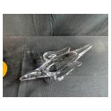 Bird Figurine Collection Including Westland Eagle Music Box, Crystal Bird and Wood Slice Art